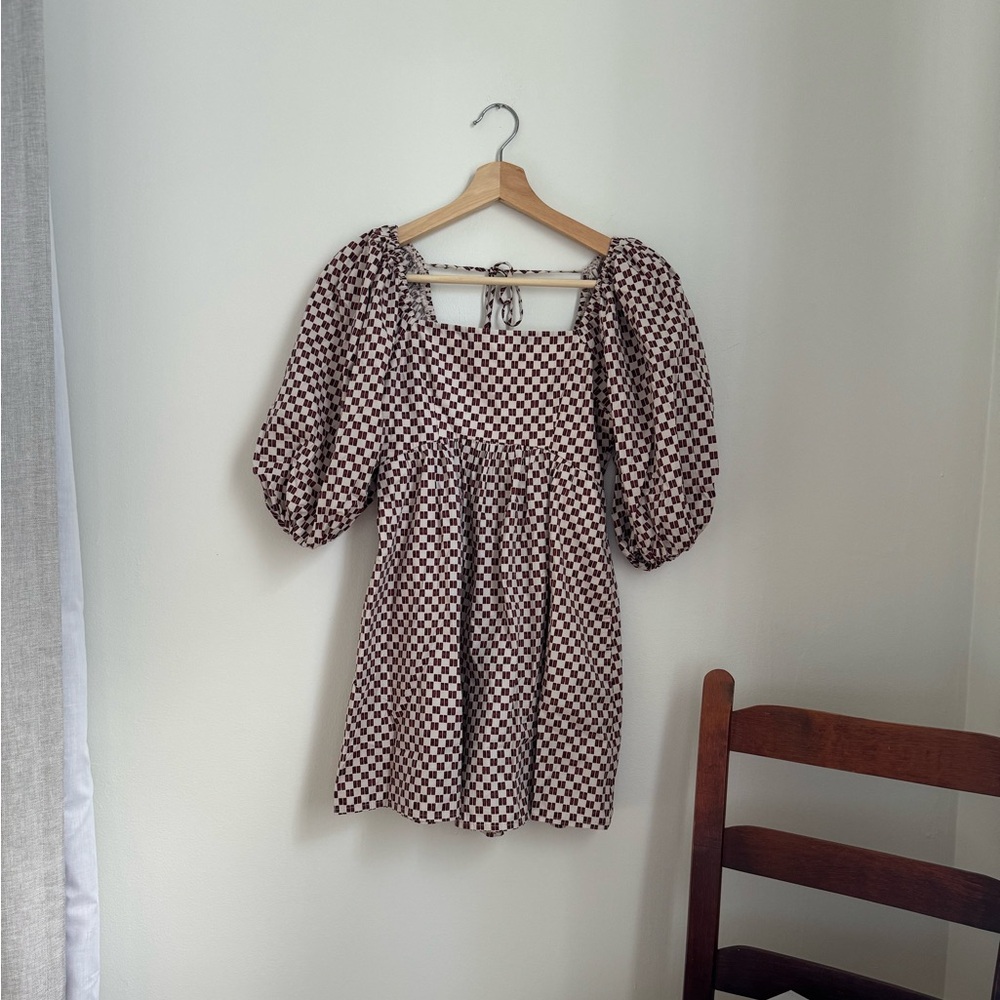 A&F Puff Sleeve Romper NWOT